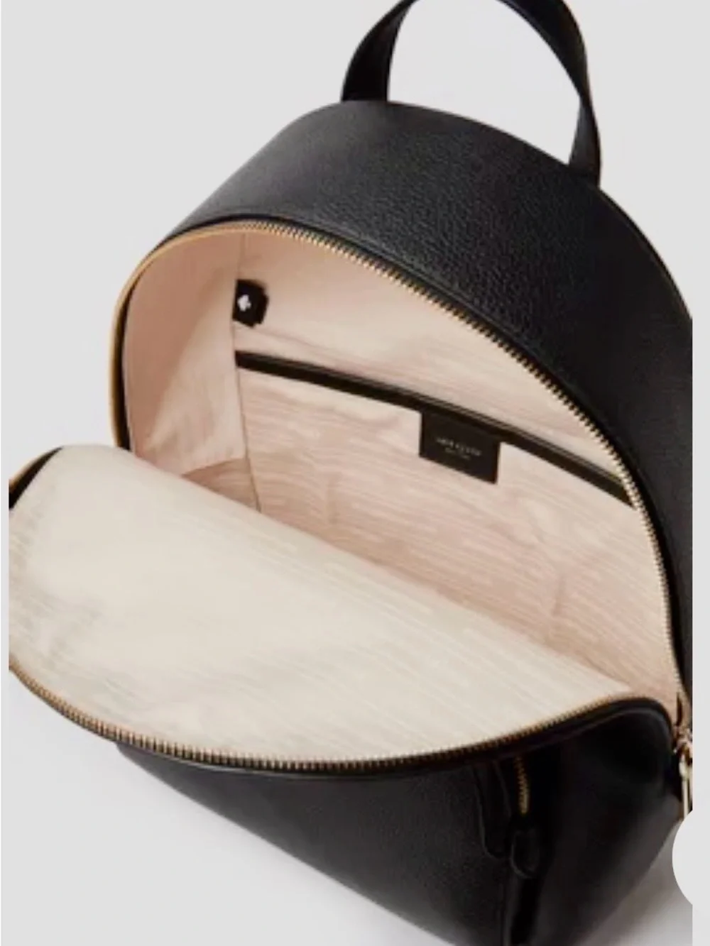 Kate Spade ♠️ SMALL Black Pebble Leather Backpack